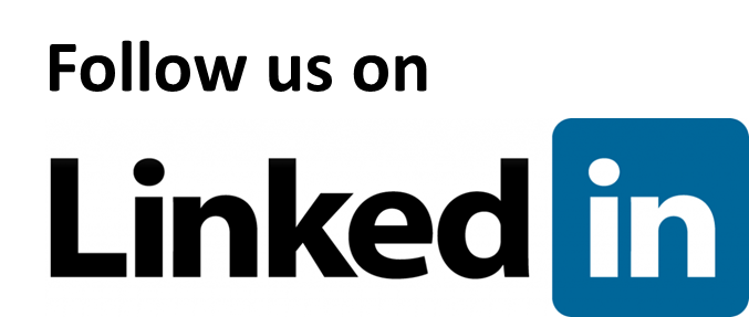 follow us LinkedIn, we are here 