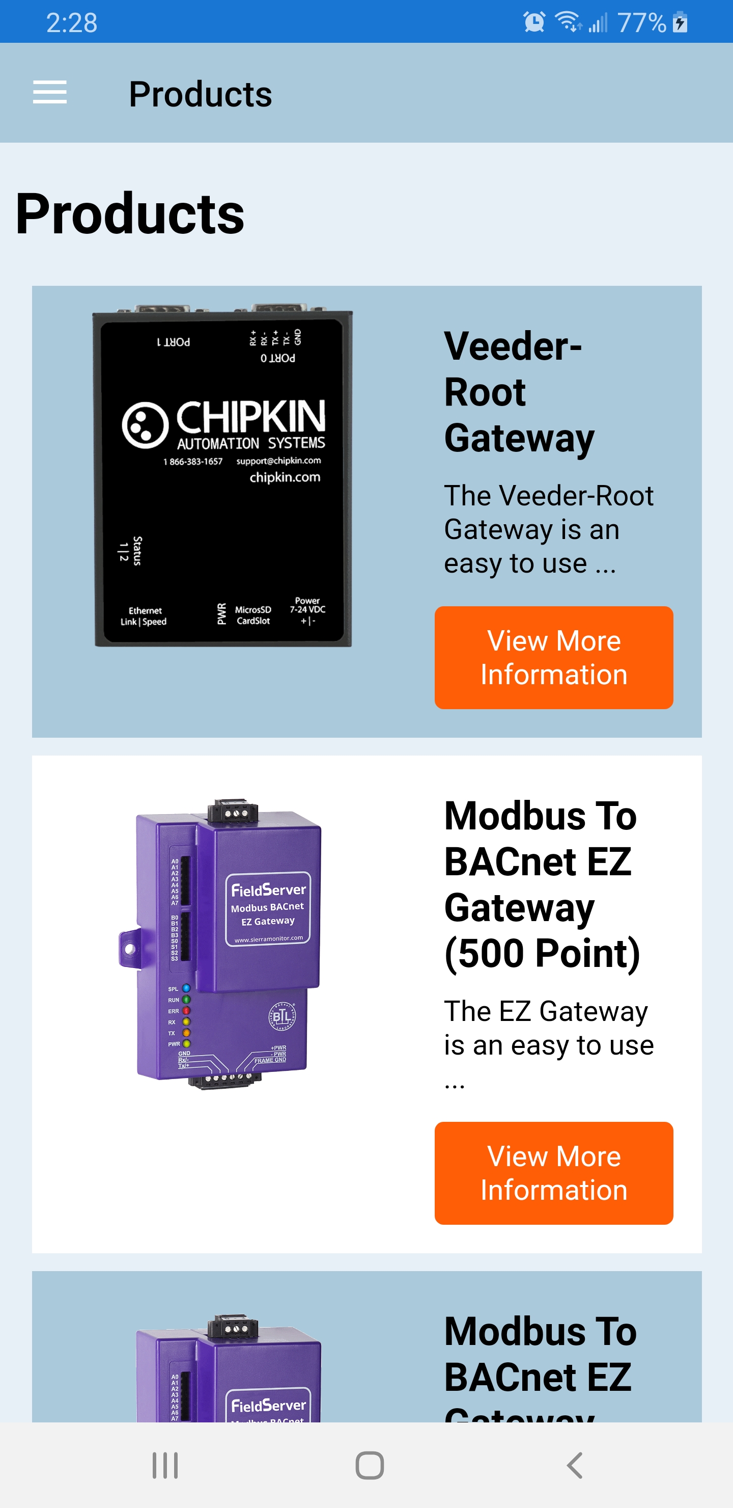 products Modbus Scanner App for Managing Modbus Devices