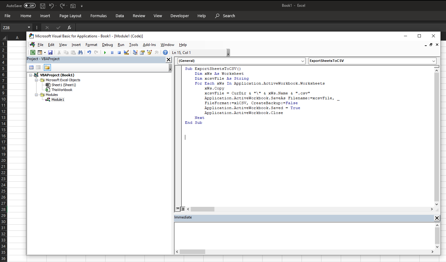 How To Export Multiple Excel Sheets To Csv Or Text Files Using Visual Basic Chipkin 5378