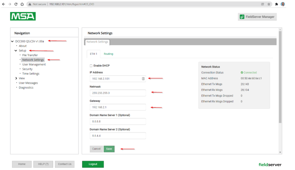 How to change the IP address5