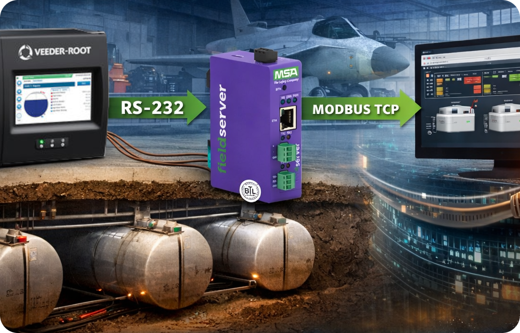 Veeder-Root TLS450+ Fuel System Integration Using Modbus TCP